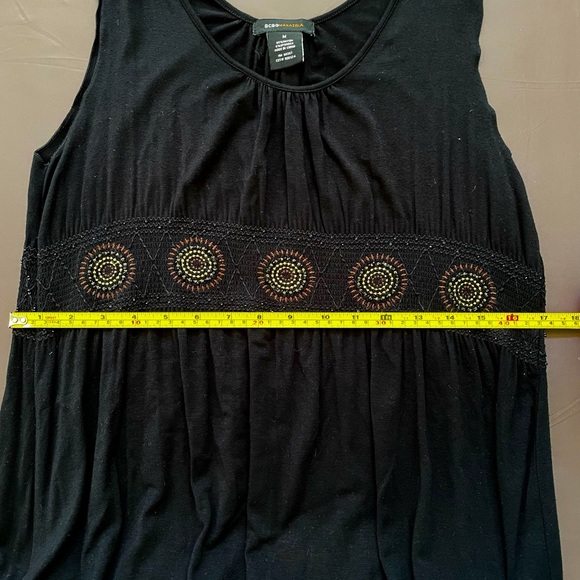 BCBG Maxazria Casual Black Dress Size M - Picture 5 of 5